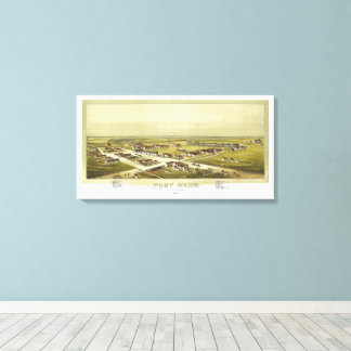 Fort Reno Oklahoma Territory 1891 Lithograph Leinwanddruck