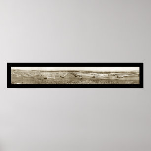 Fort Riley KS Cavalry Foto 1917 Poster