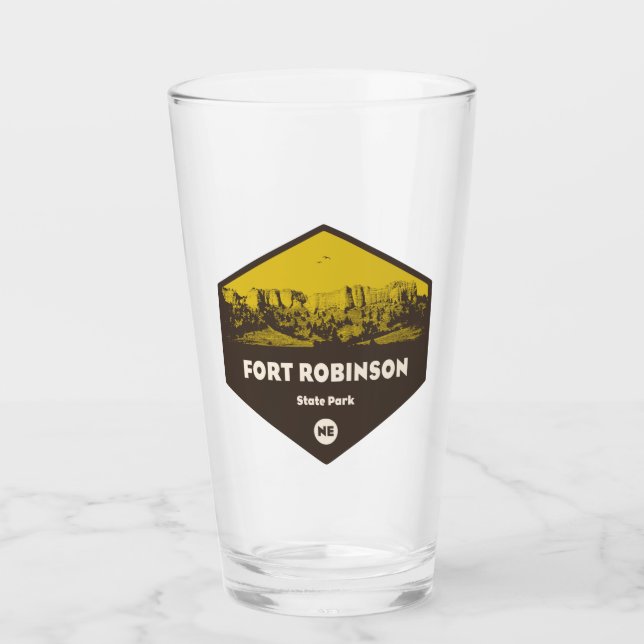 Fort Robinson Staat Park Nebraska Glas (Vorderseite)