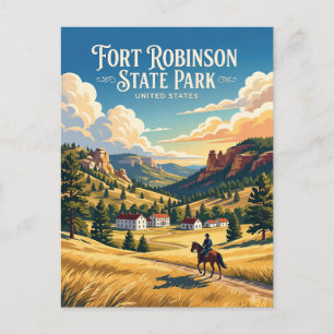 Fort Robinson State Park Nebraska Postkarte