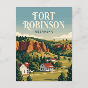 Fort Robinson State Park USA -> Fort Robinson Stat Postkarte