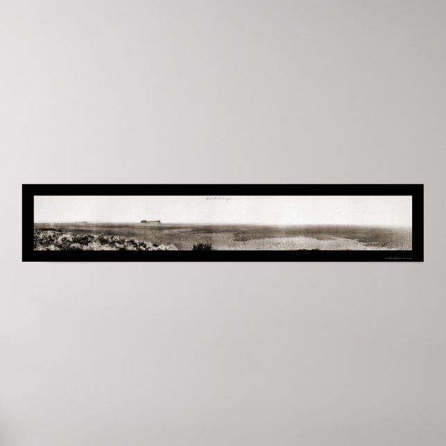 Fort Rock, Oregon Foto 1911 Poster (Vorne)