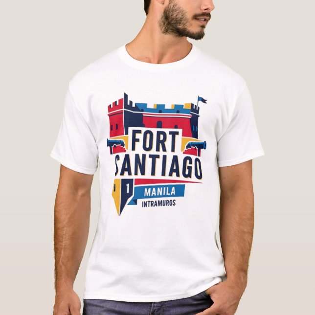FORT SANTIAGO MANILA T-Shirt (Vorderseite)