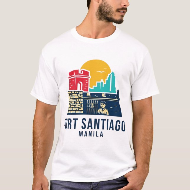 FORT SANTIAGO MANILA T-Shirt (Vorderseite)