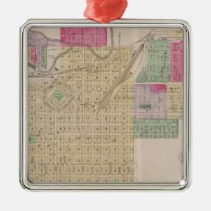 Fort Scott, Bourbon County, Kansas Silbernes Ornament