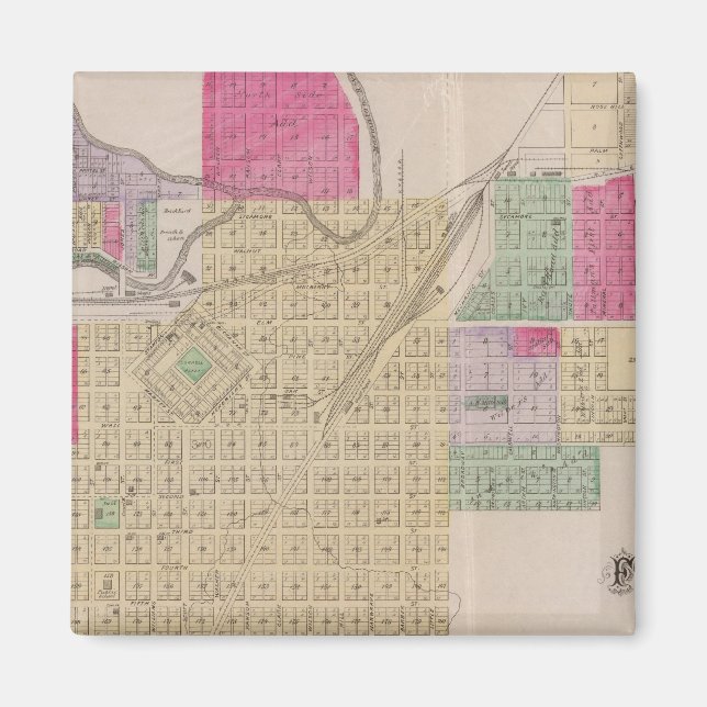 Fort Scott, Bourbon Landkreis, Kansas Magnet (Vorne)