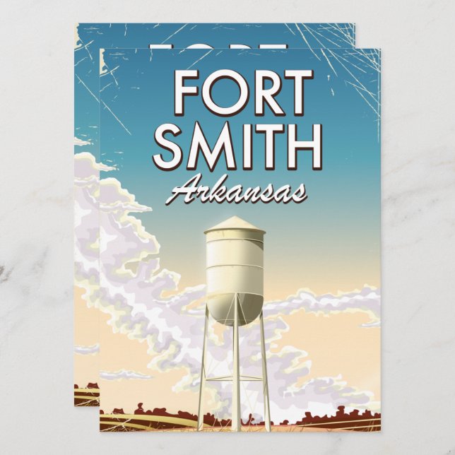 Fort Smith Arkansas Reiseplakat (Vorne/Hinten)