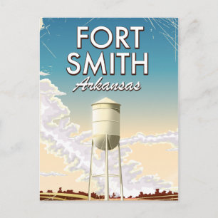 Fort Smith Arkansas Reiseplakat Postkarte