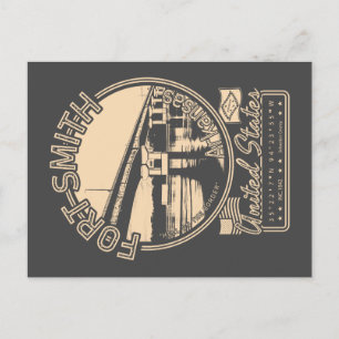 FORT SMITH ARKANSAS - STADT FORT SMITH VINTAGE POSTKARTE