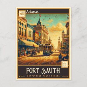 Fort Smith, Arkansas Vintage Postkarte