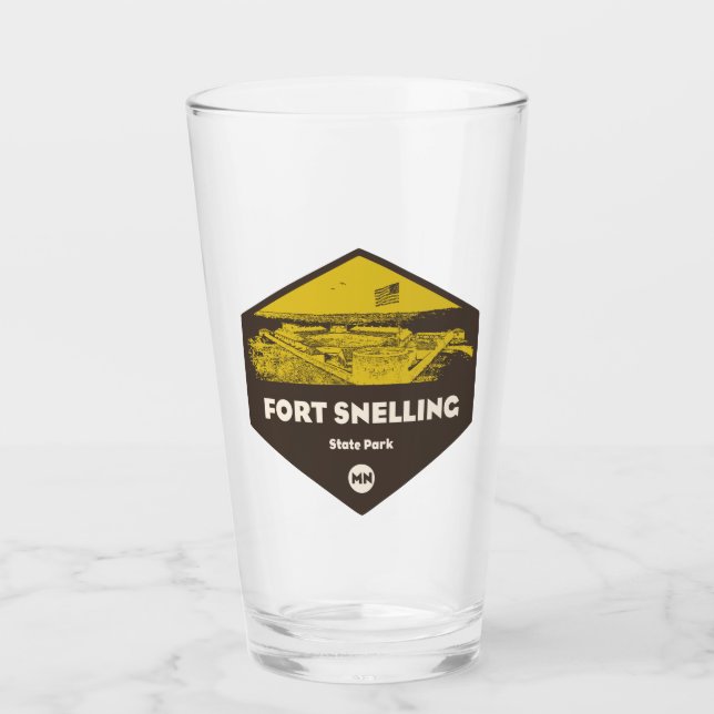 Fort Snelling Staat Park Minnesota Glas (Vorderseite)
