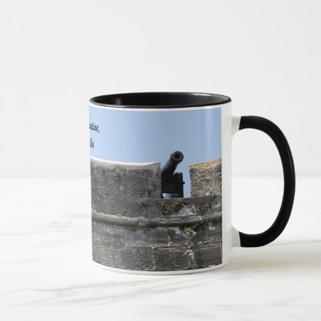 Fort St Augustine Florida castillo De San Marcos Tasse (Rechts)
