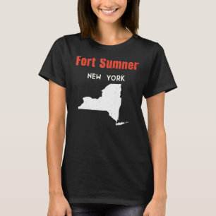 Fort Sumner New York Usa Staat Amerika Reisen New T-Shirt