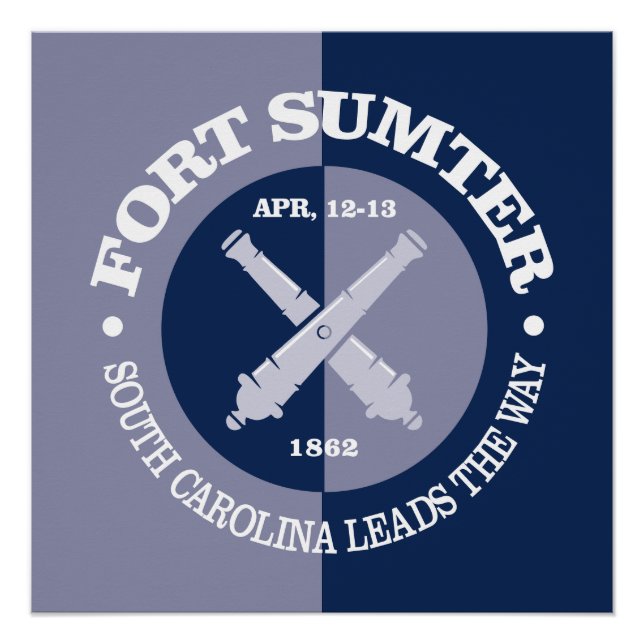 Fort Sumter (B&G) Poster (Vorderseite)