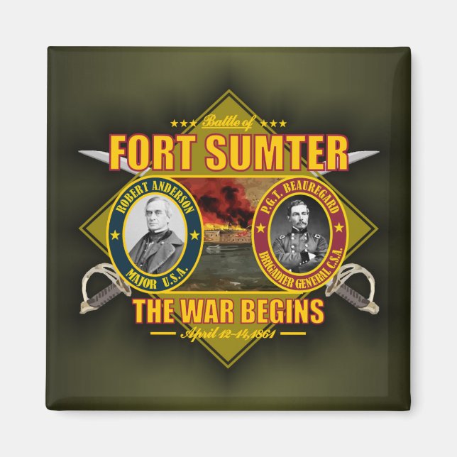 Fort Sumter Magnet (Vorne)