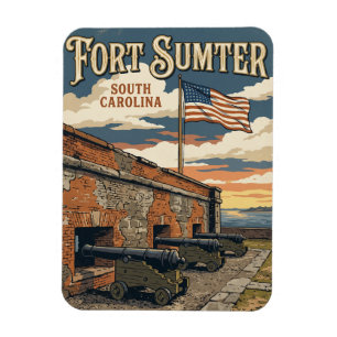 Fort Sumter National Monument USA Magnet