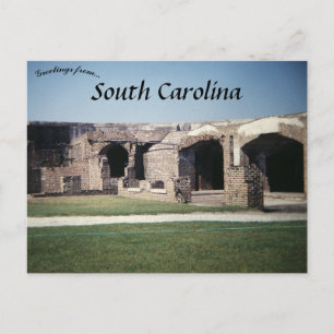 Fort Sumter South Carolina Postkarte