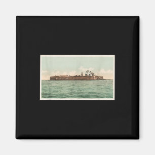 Fort Sumter Vintage-Illustration (1902) Magnet