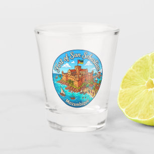 Fort von San Sebastian Mosambik Schnapsglas