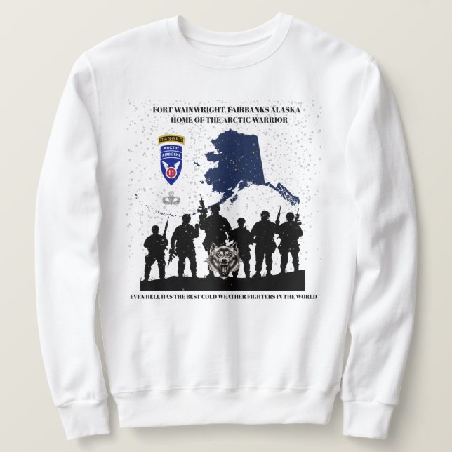 FORT WAINWRIGHT WARRIORS T - Shirt (Design vorne)