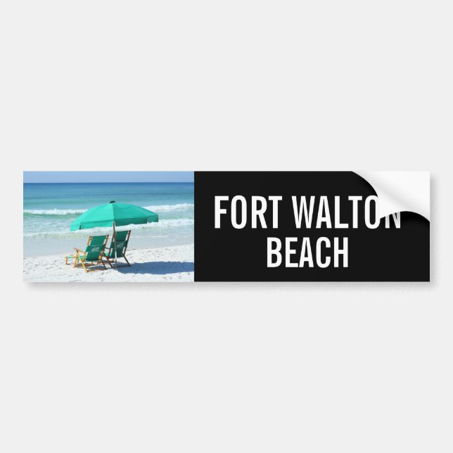 Fort Walton Beach Florida Autoaufkleber (Vorne)