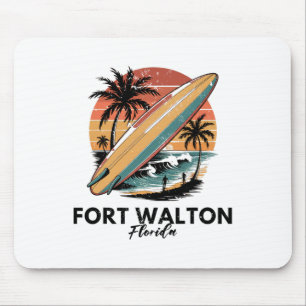 Fort Walton Beach Florida Surfbrett Strand Mousepad