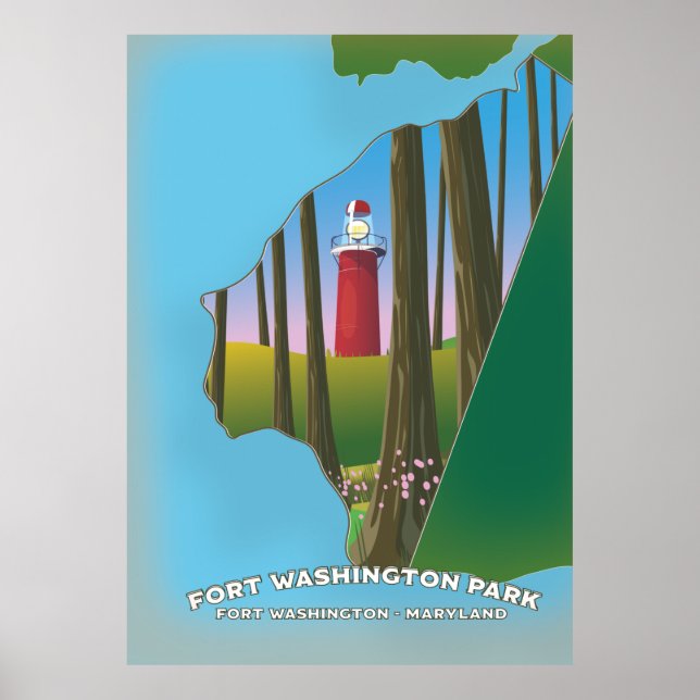 Fort Washington Park Maryland Map Poster (Vorne)