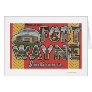 Fort Wayne, Indiana - große Buchstabe-Szenen