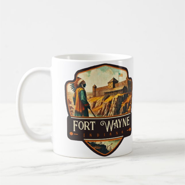 Fort Wayne, Indiana | VINTAG Kaffeetasse (Links)