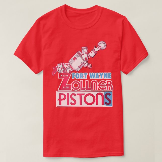 Fort Wayne Pistons Basketball T-Shirt (Design vorne)