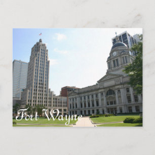 Fort Wayne Postcard Postkarte