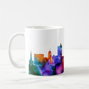 Fort Wayne Skyline Kaffeetasse