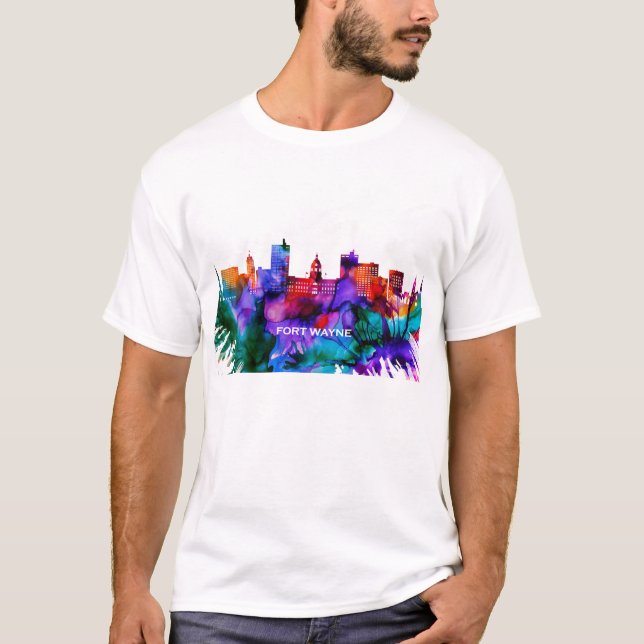 Fort Wayne Skyline T-Shirt (Vorderseite)