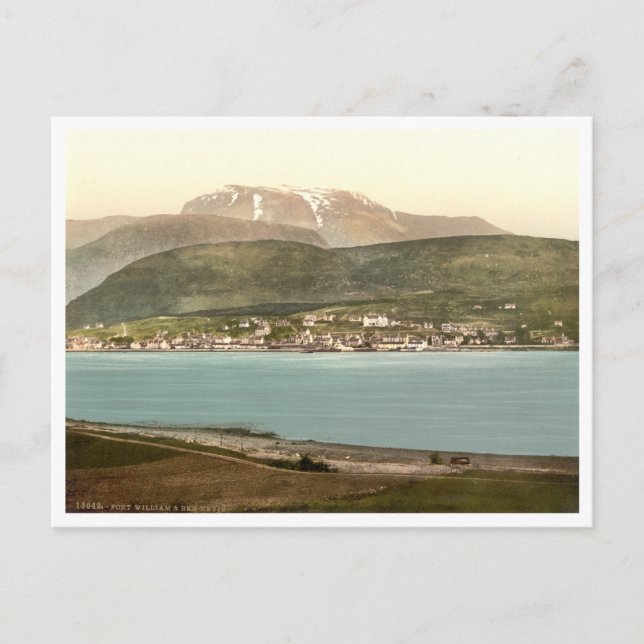 Fort William und Ben Nevis, Inverness, Schottland Postkarte (Vorderseite)