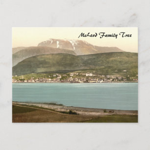 Fort William und Ben Nevis, Inverness, Schottland Postkarte