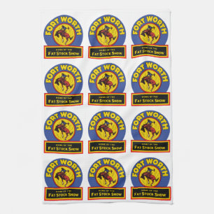 Fort Worth Fat Stock Show Küchentuch