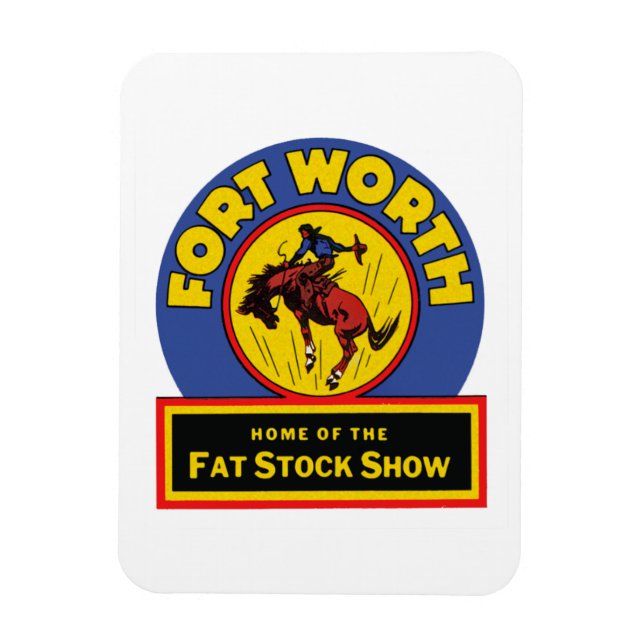 Fort Worth Fat Stock Show Magnet (Vertikal)
