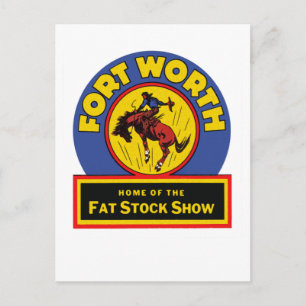 Fort Worth Fat Stock Show Postkarte
