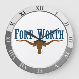 Fort Worth Flag Große Uhr