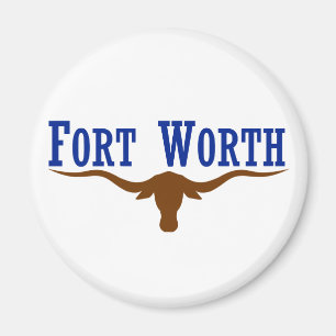 Fort Worth-Flagge Magnet