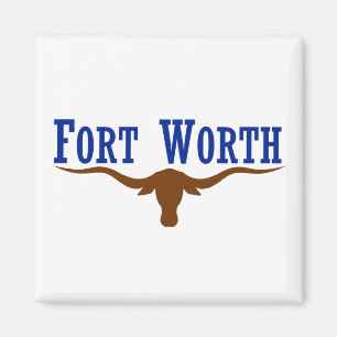 Fort Worth-Flagge Magnet