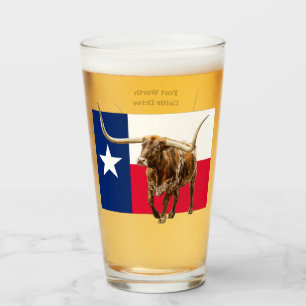 Fort Worth Longhorn, Bierglas Glas
