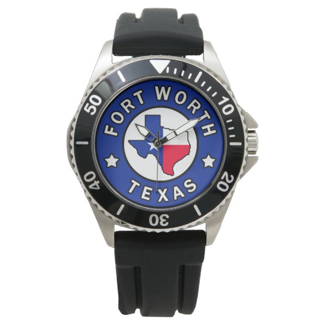 Fort Worth Texas Armbanduhr (Vorderseite)