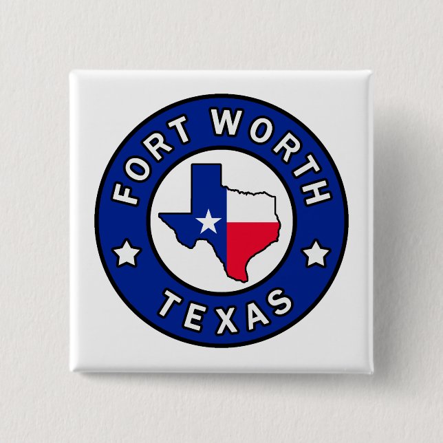 Fort Worth Texas Button (Vorderseite)