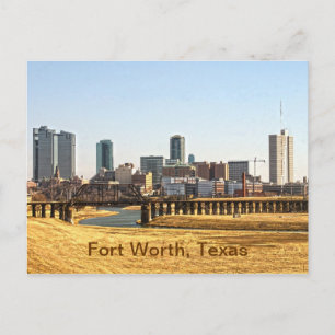 Fort Worth, Texas Postkarte