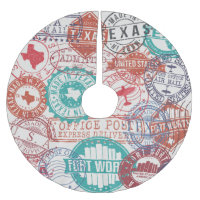 Fort Worth Texas: Reise Briefmarke.