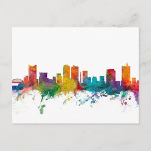 Fort Worth Texas Skyline Postkarte