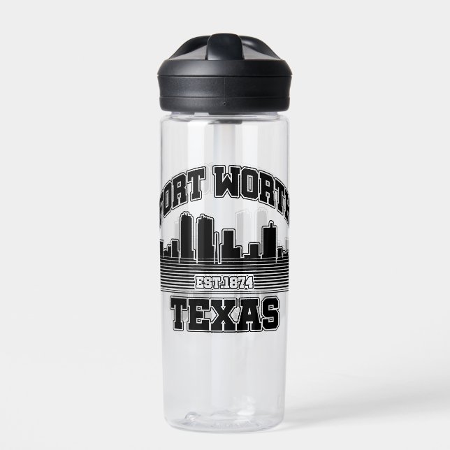 Fort Worth, Texas Trinkflasche (Vorderseite)