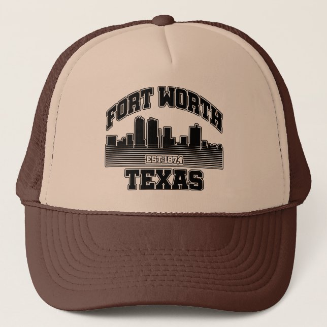 Fort Worth, Texas Truckerkappe (Vorderseite)