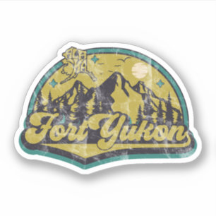 Fort Yukon Alaska: Zeigen Sie Ihre Liebe zur Arkti Aufkleber